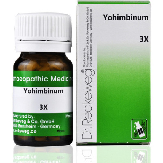 Dr Reckeweg Yohimbinum Trituration Tablet 3X Dr Reckeweg Yohimbinum Trituration Tablet 3X