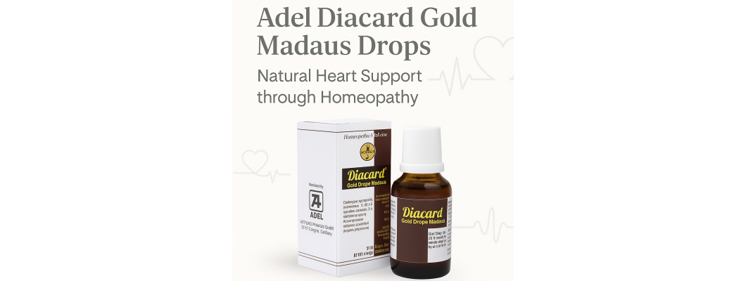 Adel Diacard Gold Madaus Drops – Natural Heart Support through Homeopathy Adel Diacard Gold Madaus Drops – Natural Heart Support through Homeopathy