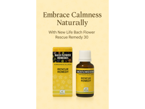 New Life Bach Flower Rescue Remedy 30 – A Natural Path to Inner Calm