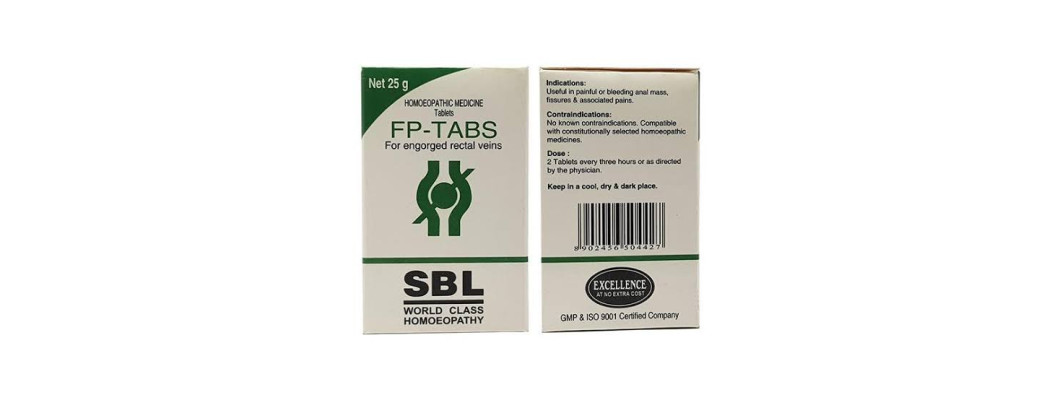 SBL FP Tabs Tablet – Homeopathic Relief for Piles and Anal Discomfort SBL FP Tabs Tablet – Homeopathic Relief for Piles and Anal Discomfort