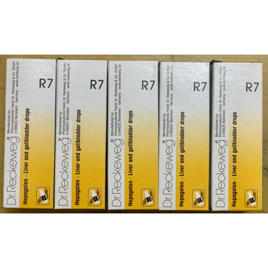 Dr. Reckeweg R7 Liver and Gallbladder Drop x 5 Bottles Dr. Reckeweg R7 Liver and Gallbladder Drop x 5 Bottles