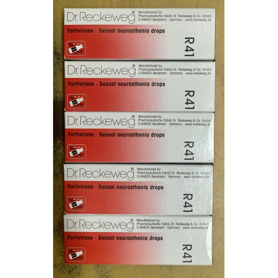 Dr. Reckeweg R41 Sexual Neurasthenia Drop x 5 Bottles Dr. Reckeweg R41 Sexual Neurasthenia Drop x 5 Bottles