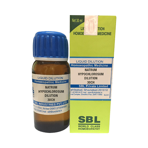 SBL Natrum Hypochlorosum Dilution 30 CH