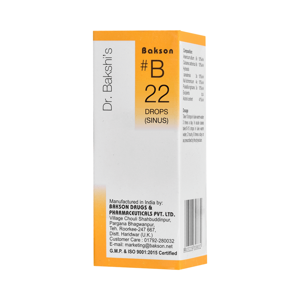 Bakson B22 Sinus Drop Bakson B22 Sinus Drop