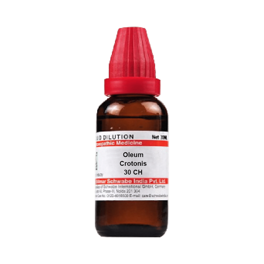 Dr Willmar Schwabe India Oleum Crotonis Dilution 30 CH