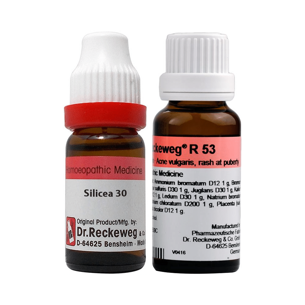 Dr. Reckeweg Pimples Care Combo (R53 + Silicea Terra Dilution 30CH)