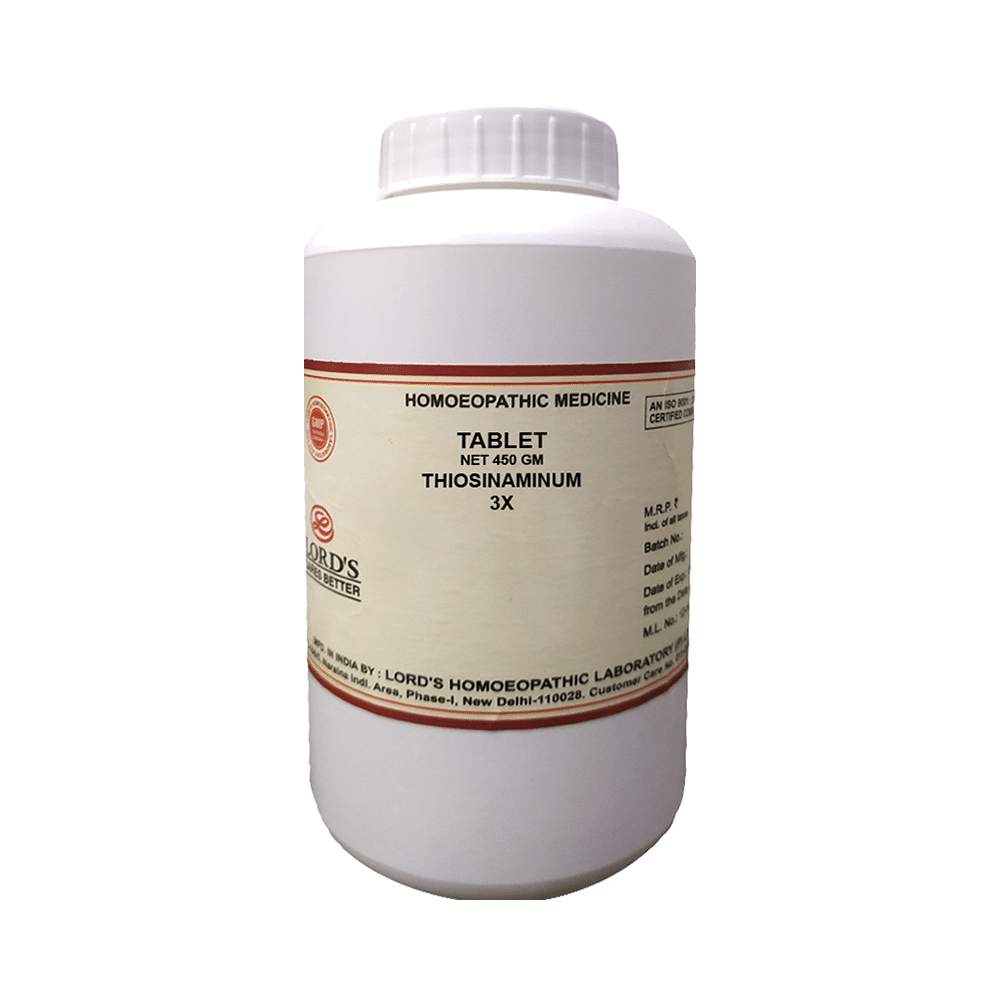Lord's Thiosinaminum Trituration Tablet 3X Lord's Thiosinaminum Trituration Tablet 3X