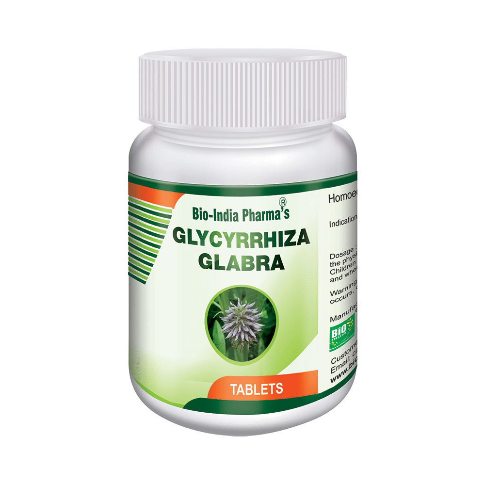Showing image for Bio India Glycyrrhiza Glabra Tablet Bio India Glycyrrhiza Glabra Tablet image