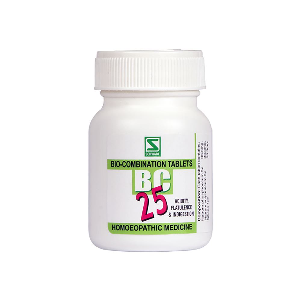 Dr Willmar Schwabe India Bio-Combination 25 (BC 25) Tablet Dr Willmar Schwabe India Bio-Combination 25 (BC 25) Tablet
