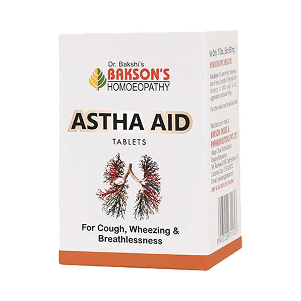 Bakson's Astha Aid Tablet Bakson's Astha Aid Tablet