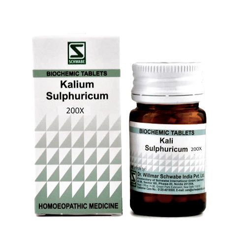 Dr Willmar Schwabe India Kali Sulphuricum Biochemic Tablet 200X