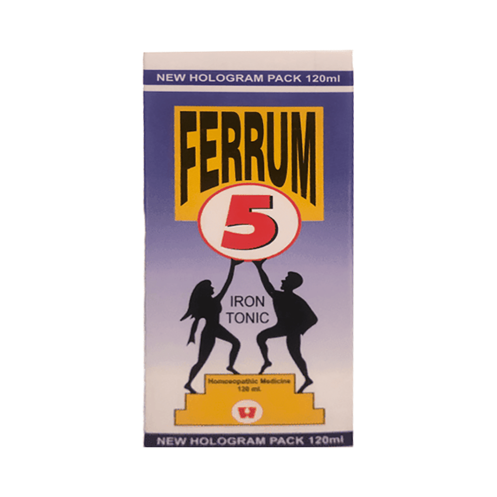Dr. Wellmans Ferrum 5 Iron Tonic (120ml Each)