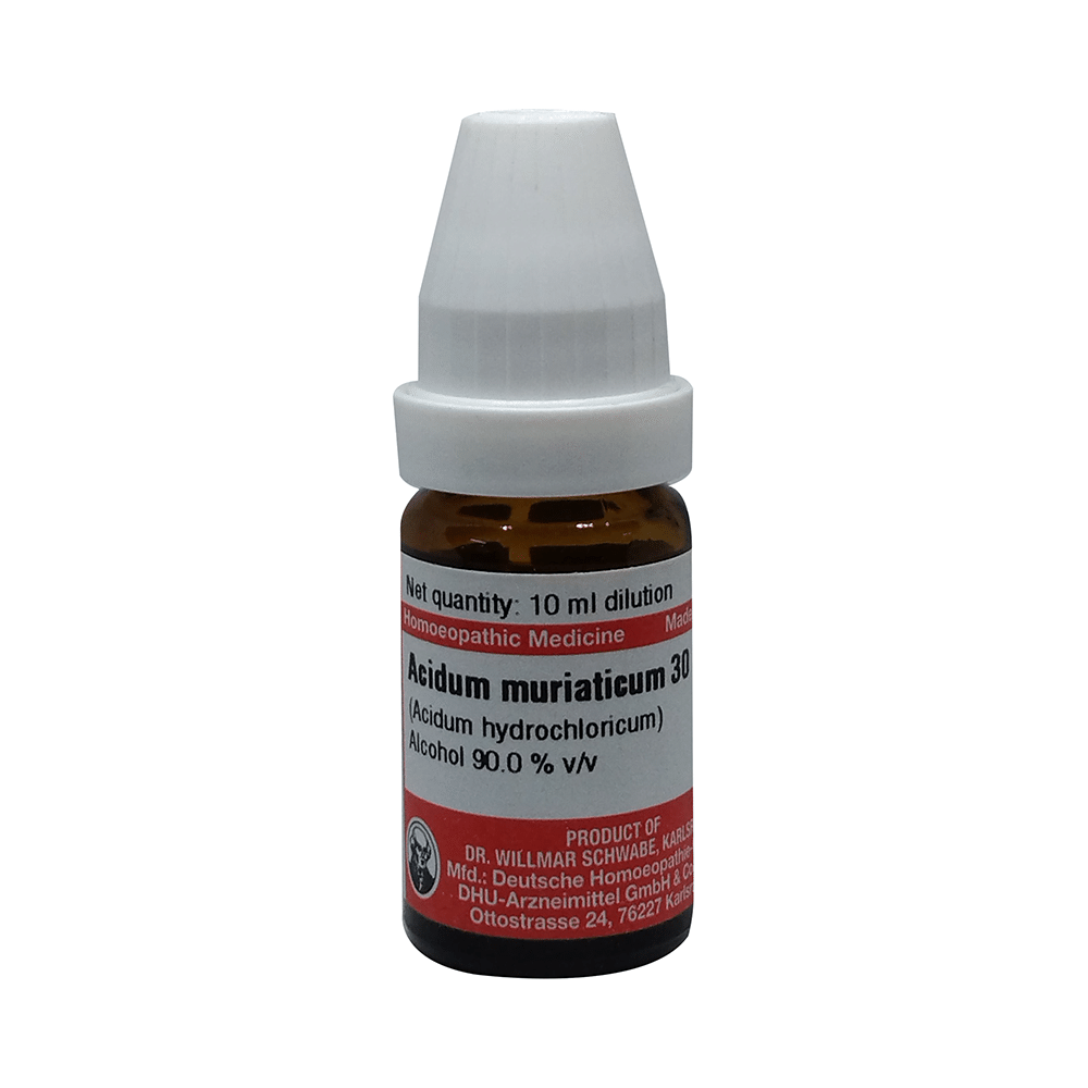 Dr Willmar Schwabe Germany Acidum Muriaticum Dilution 30 Dr Willmar Schwabe Germany Acidum Muriaticum Dilution 30
