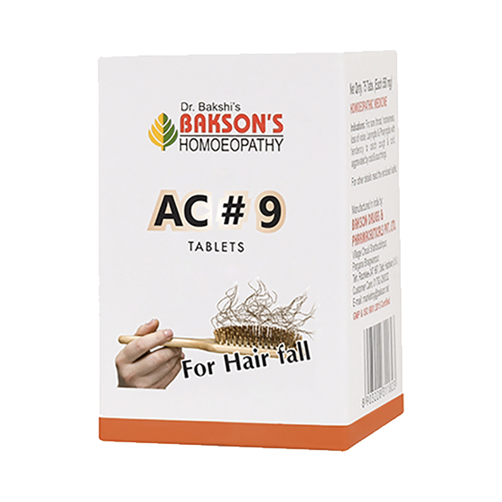 Bakson's AC#9 Tablet Bakson's AC#9 Tablet