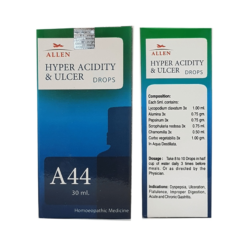 Allen A44 Hyper Acidity & Ulcer Drop Allen A44 Hyper Acidity & Ulcer Drop