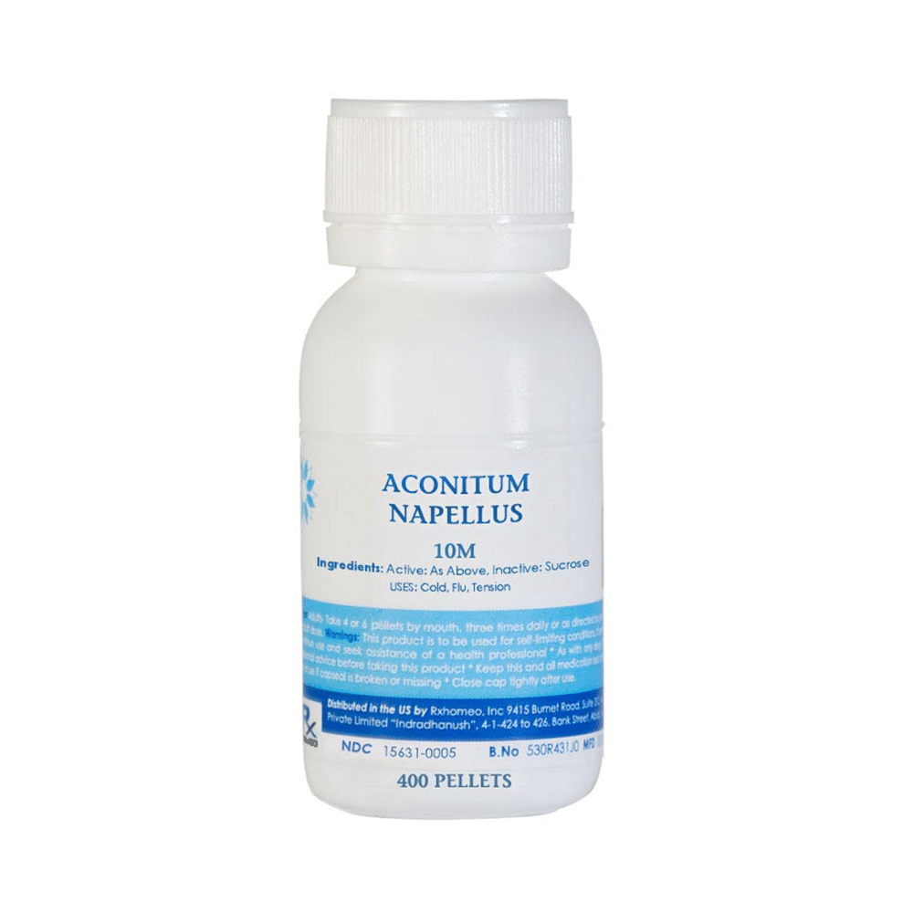 Rxhomeo Aconitum Napellus 10M Pellets Rxhomeo Aconitum Napellus 10M Pellets