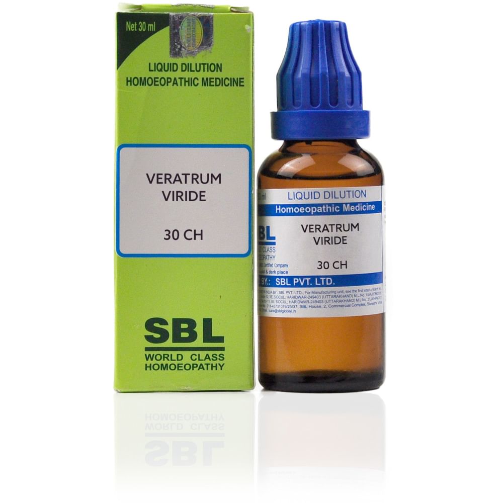 SBL Veratrum Viride Dilution 30 CH