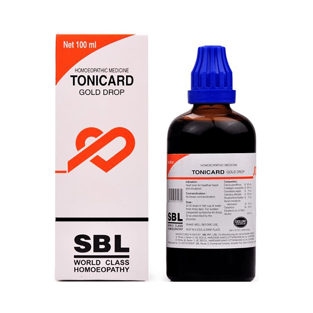 SBL Tonicard Gold Drop Homeopathic Medicine SBL Tonicard Gold Drop Homeopathic Medicine