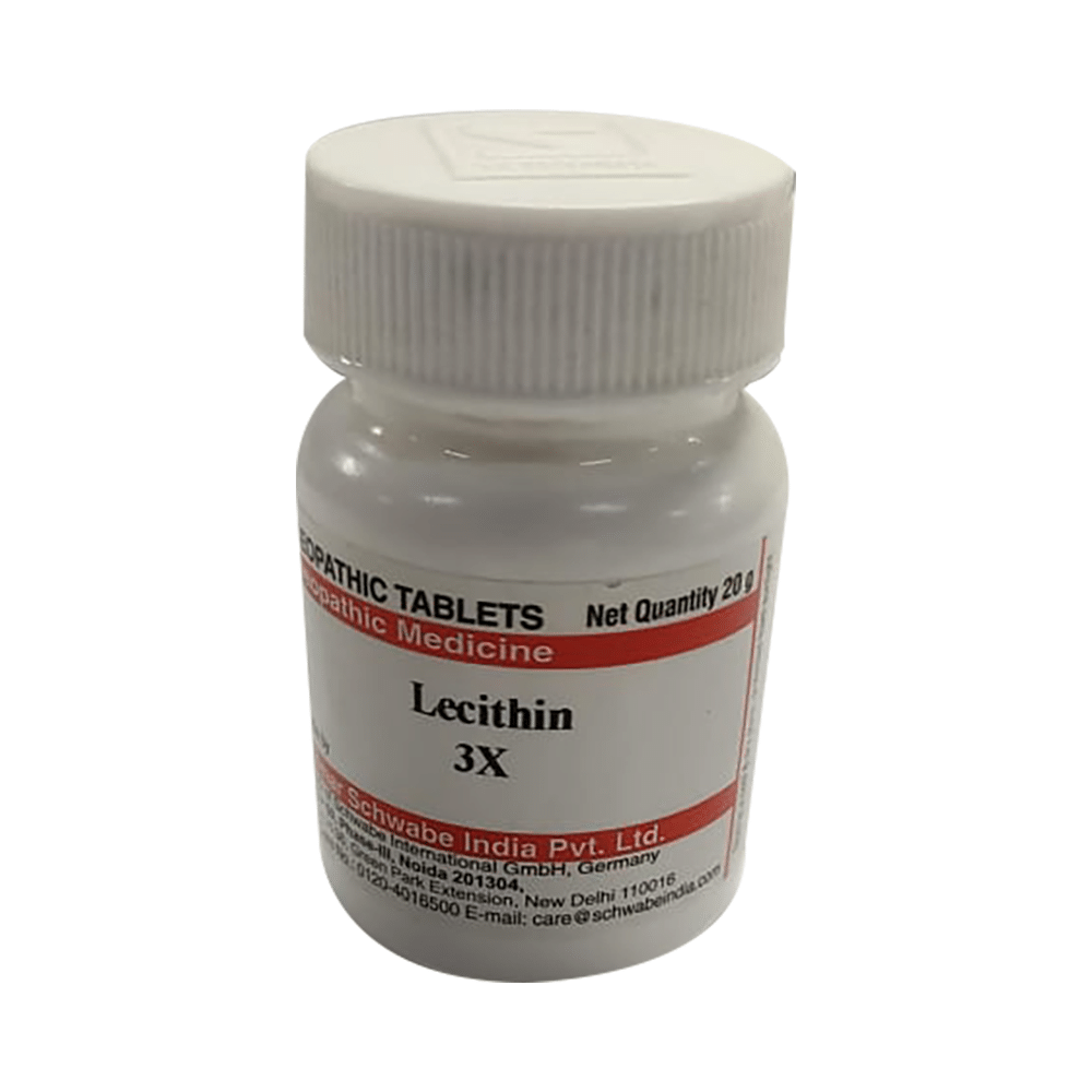 Dr Willmar Schwabe India Lecithin Trituration Tablet 3X Dr Willmar Schwabe India Lecithin Trituration Tablet 3X