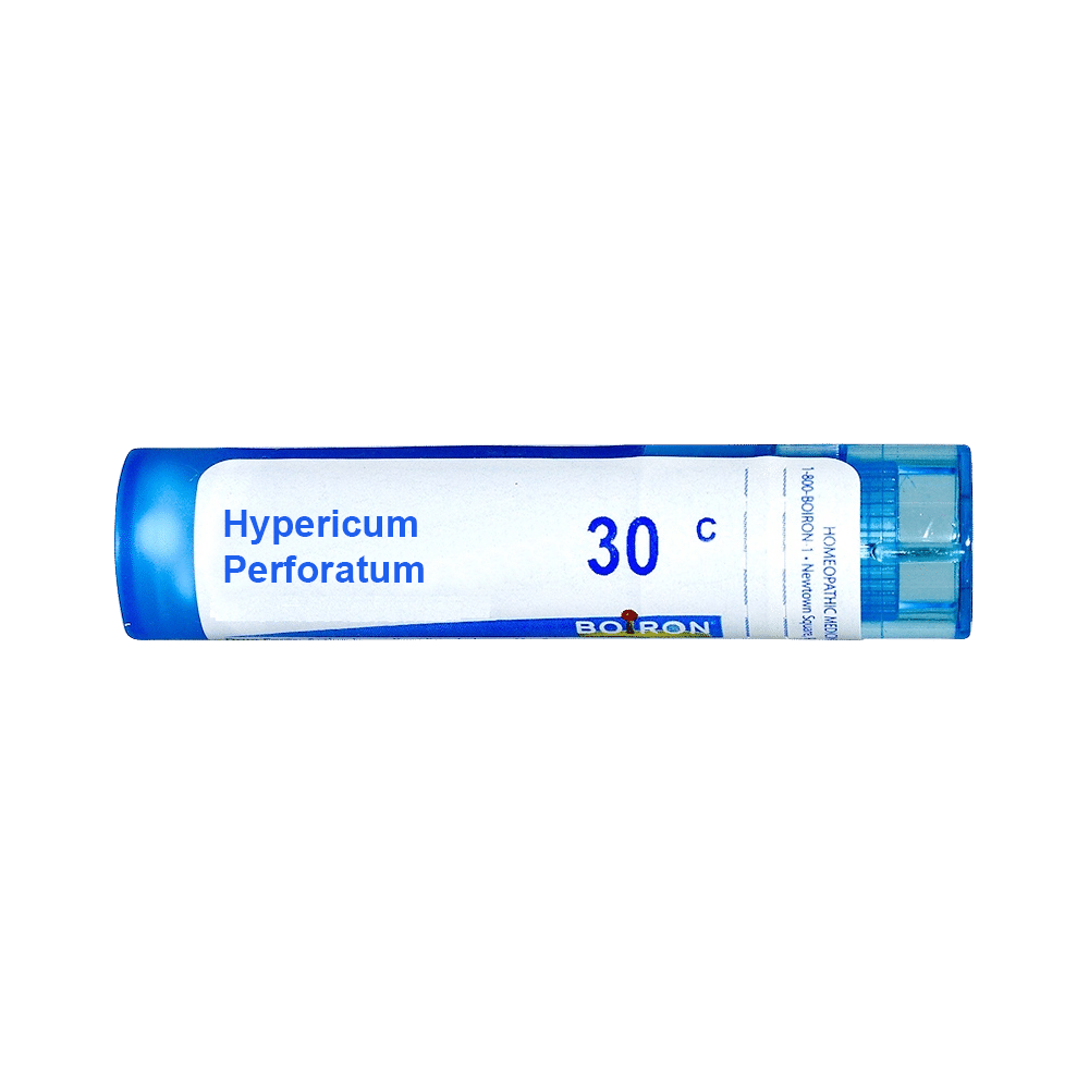 Boiron Hypericum Perforatum Pellets 30C Homeopathic medicine for Digestive System, Homeopathic medicine for Piles & Fissures, Homeopathic medicine for Nervous System, Homeopathic medicine for Headache & Migraine image