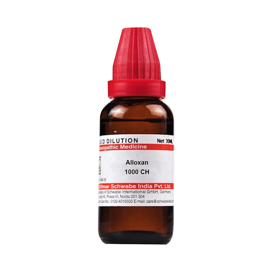Dr Willmar Schwabe India Alloxan Dilution 1000 CH