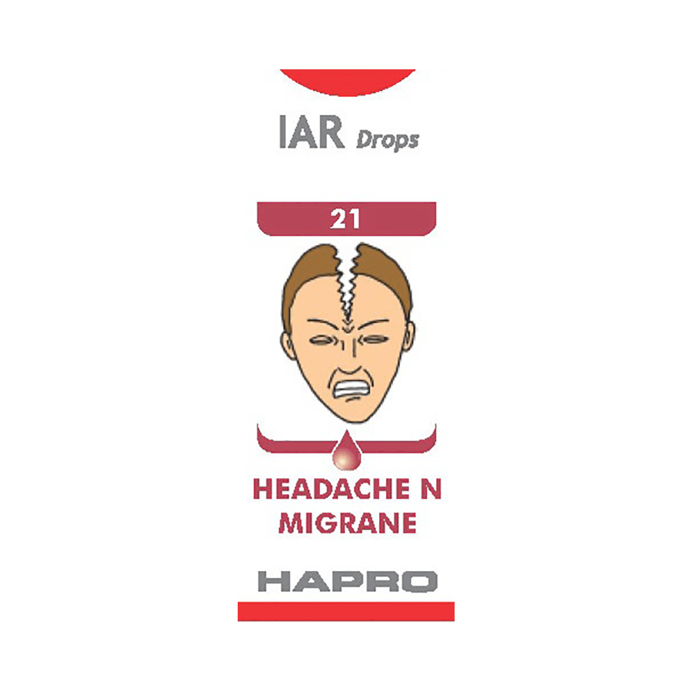 Hapro IAR Drop No. 21 (Headache N Migrane) Hapro IAR Drop No. 21 (Headache N Migrane)
