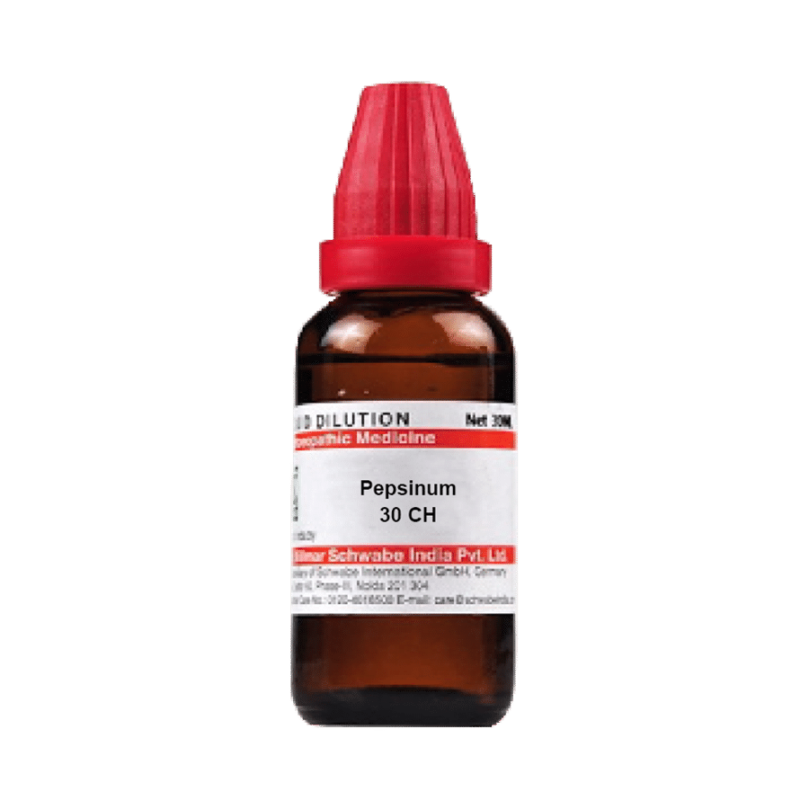 Dr Willmar Schwabe India Pepsinum Dilution 30 CH