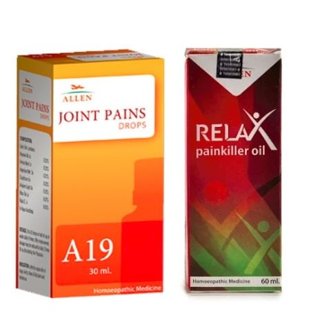 Allen Joint Care Combo (A19 + Relax Pain Killer Oil) Allen Joint Care Combo (A19 + Relax Pain Killer Oil)