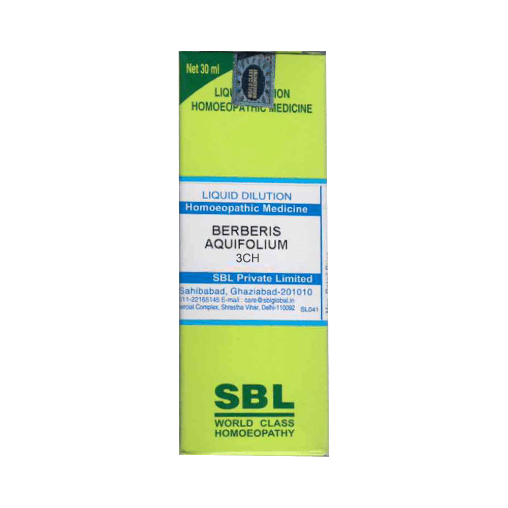 SBL Berberis Aquifolium Dilution 3 CH