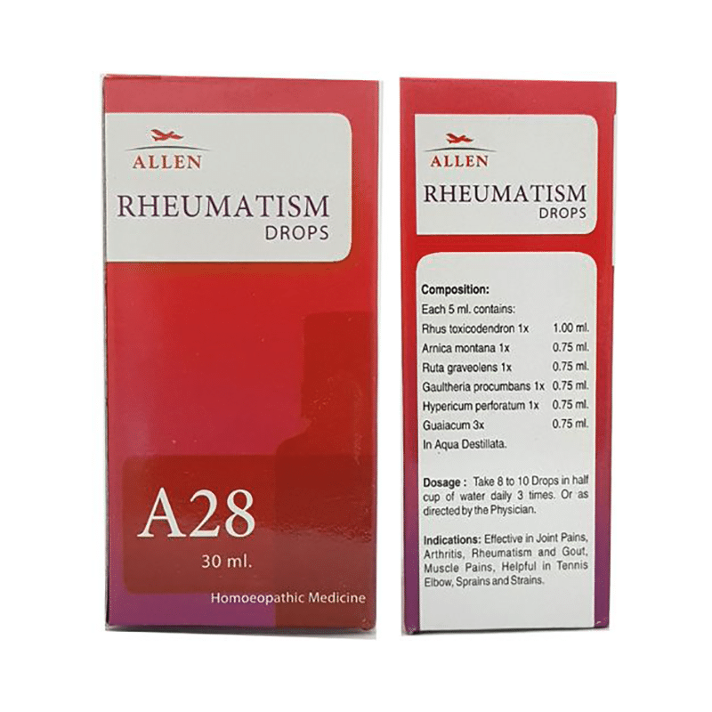 Allen A28 Rheumatism Drop