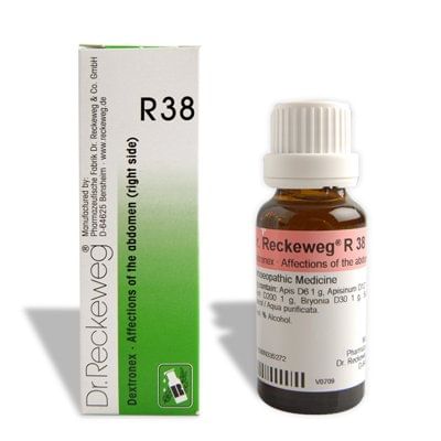 Dr. Reckeweg R38 Affections OF The Abdomen Right Side Drop Dr. Reckeweg R38 Affections OF The Abdomen Right Side Drop