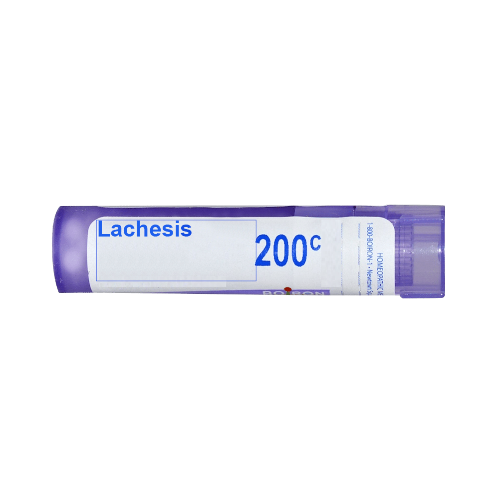 Showing image for Boiron Lachesis Pellets 200C Boiron Lachesis Pellets 200C Homeopathic medicine for Female Health, Homeopathic medicine for Painful Menses image