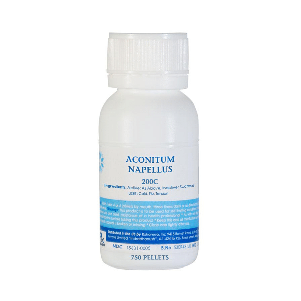 Rxhomeo Aconitum Napellus 200C Pellets Rxhomeo Aconitum Napellus 200C Pellets