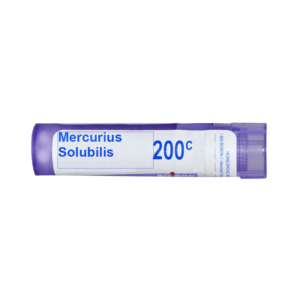 Boiron Mercurius Solubilis Single Dose Approx 200 Microgranules 200 CH Boiron Mercurius Solubilis Single Dose Approx 200 Microgranules 200 CH