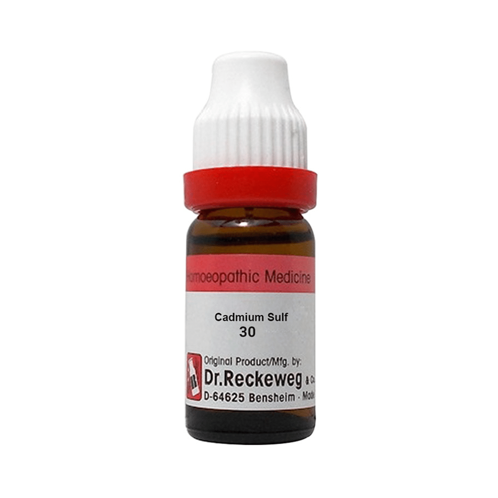 Dr. Reckeweg Cadmium Sulf Dilution 30 CH Dr. Reckeweg Cadmium Sulf Dilution 30 CH