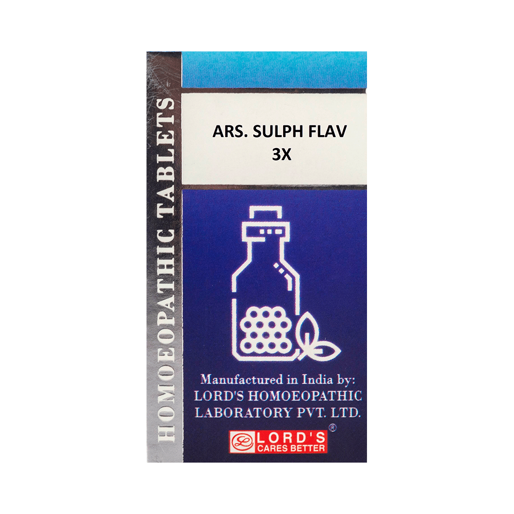 Lord's Ars Sulph Flav Trituration Tablet 3X