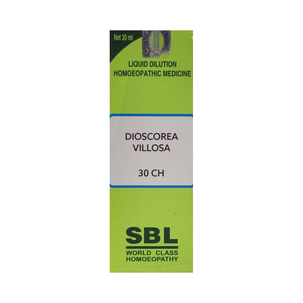 SBL Dioscorea Villosa Dilution 30 CH