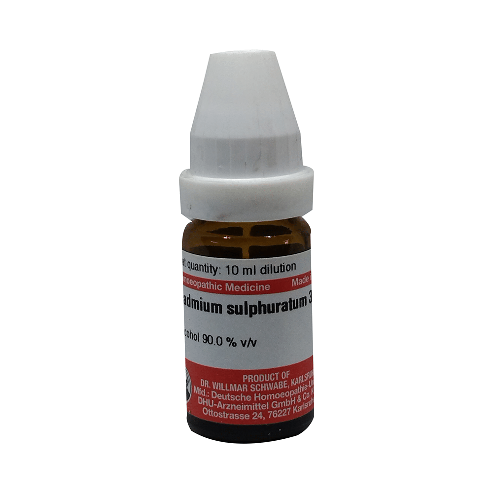 Dr Willmar Schwabe Germany Cadmium Sulphuratum Dilution 30