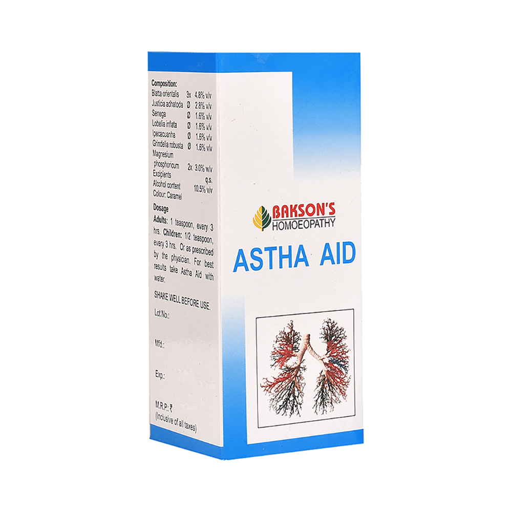 Bakson's Astha Aid Syrup
