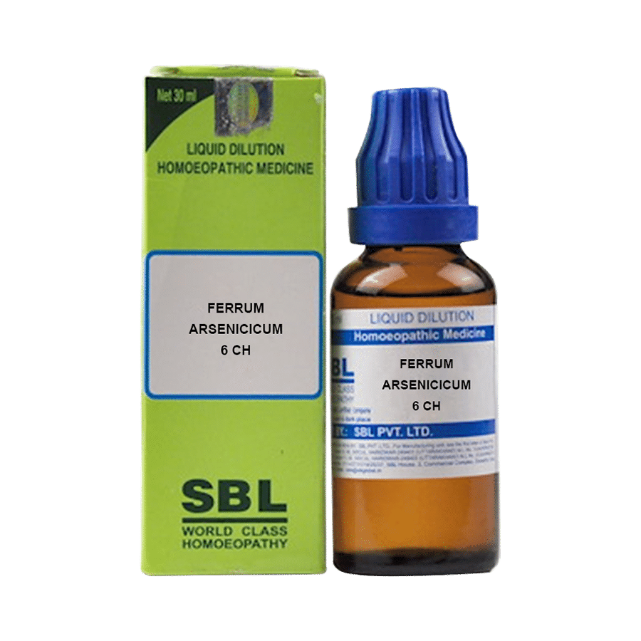 SBL Ferrum Arsenicicum Dilution 6 CH