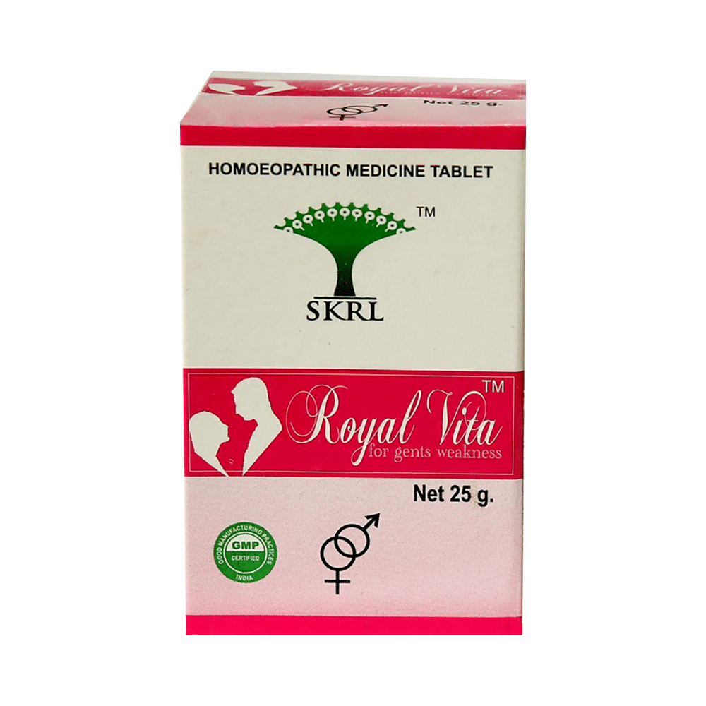 SKRL Royal Vita Tablet for Gents Weakness (25gm Each) image