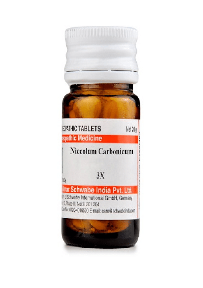 Dr Willmar Schwabe India Niccolum Carbonicum Trituration Tablet 3X