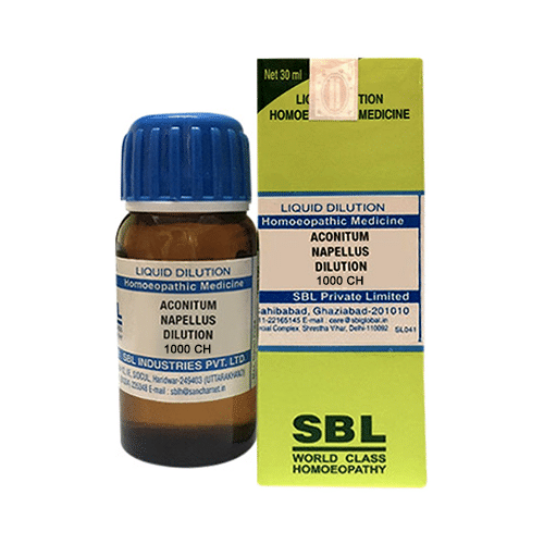 SBL Aconitum Napellus Dilution 1000 CH SBL Aconitum Napellus Dilution 1000 CH