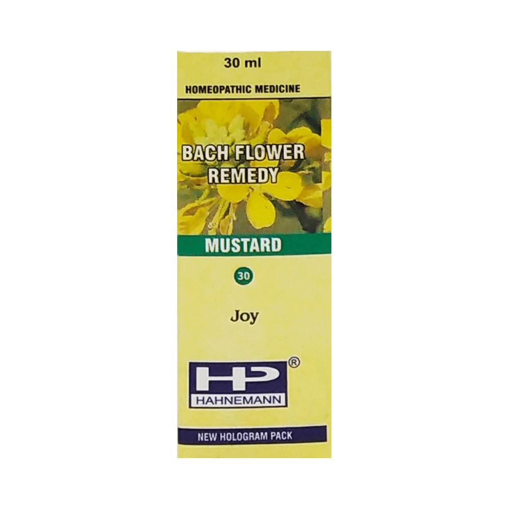 Hahnemann Bach Flower Mustard 30 Hahnemann Bach Flower Mustard 30