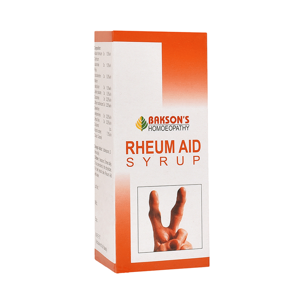 Bakson's Rheum Aid Syrup Homeopathic Medicine