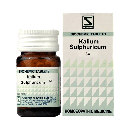 Dr Willmar Schwabe India Kali Sulphuricum Biochemic Tablet 3X