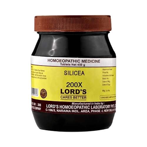 Lord's Silicea Biochemic Tablet 200X Lord's Silicea Biochemic Tablet 200X