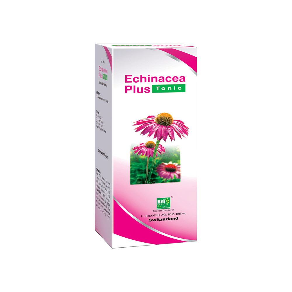 Showing image for Bio India Echinacea Plus Tonic Bio India Echinacea Plus Tonic Homeopathy Medicine for Bone, Joint & Muscles, Homeopathy Medicine for Arthritis, Homeopathic medicine for Fitness & Supplements, Homeopathic medicine for Immunity Boosters image
