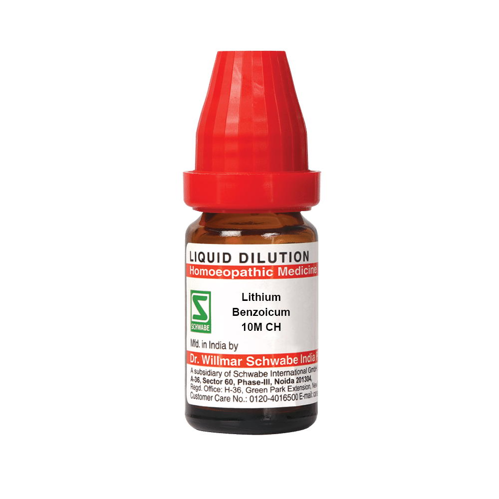 Dr Willmar Schwabe India Lithium Benzoicum Dilution 10M CH