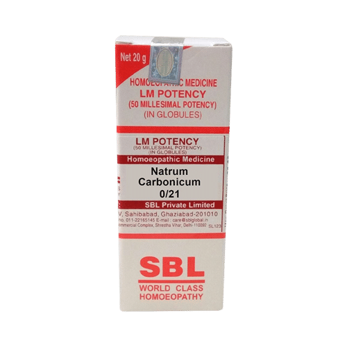 Showing image for SBL Natrum Carbonicum 0/21 LM SBL Natrum Carbonicum 0/21 LM Millesimal LM Potencies, LM 0/21, Homeopathic medicine for Digestive System, Homeopathic medicine for Gastritis, Acidity & Indigestion, Homeopathic medicine for Nausea & Vomiting, Homeopathic medicine for Nervous System, Home